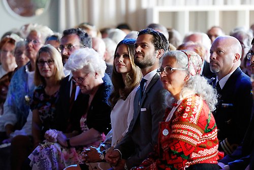 Prinsparet deltog i firandet av Sveriges Hembygdsförbunds 100-årsjubileum.