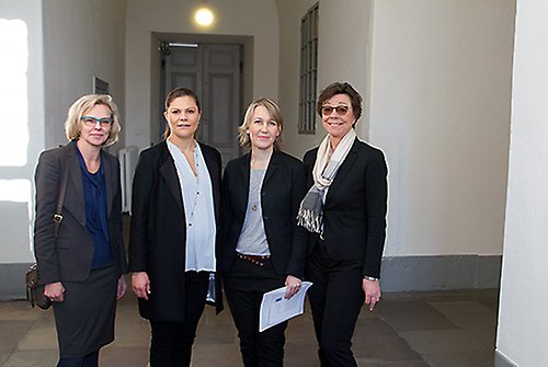 Annelie Roswall Ljunggren, Kronprinsessan, Ulrika Modéer och Annika Söder.