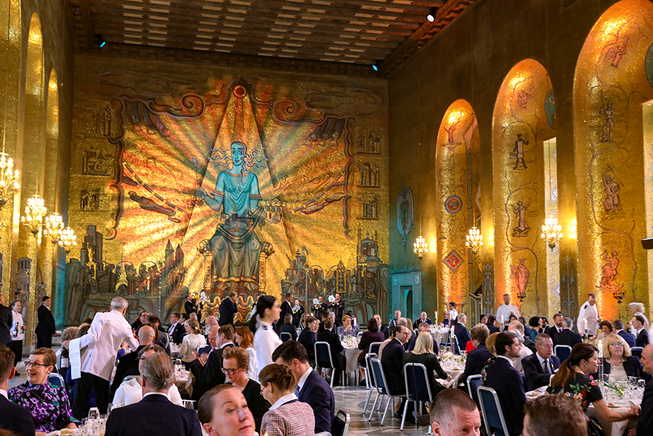 The Golden Hall at Stockholm City Hall. 