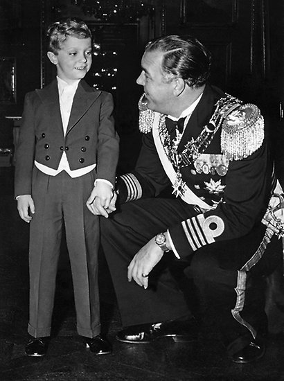 HRH Prince Bertil and HRH The Crown Prince 1953
