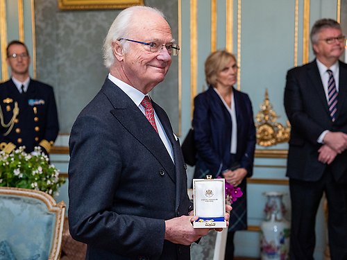 Kungen delade ut Prins Eugen-medaljen, en utmärkelse för framstående konstnärlig verksamhet. 