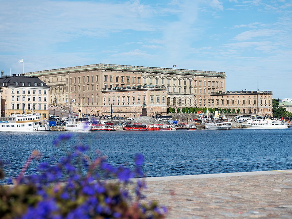 Kungl. Slottet i Stockholm är H.M. Konungens officiella residens. 