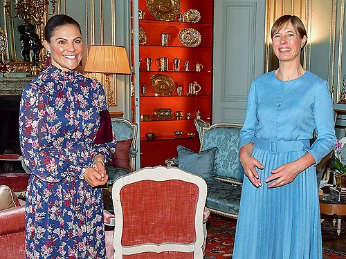 The Crown Princess held an audience with Estonia's President Kersti Kaljulaid. 